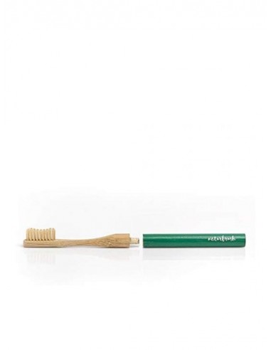 Cepillo Dental Bambu Verde 2Piezas.