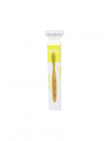 Cepillo Dental Bambu Niños - Amarillo