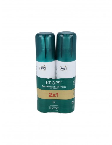Roc Keops Deo Spray Fresco Pack 2X100Ml.