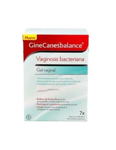 Ginecanesbalance Gel Vaginal 7 Tubos...