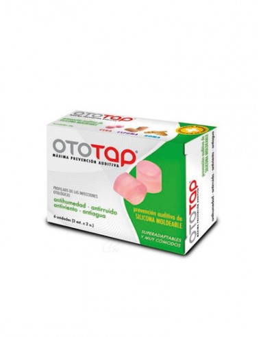 Tapones Oidos Oto Tap Silicona 6 Ud