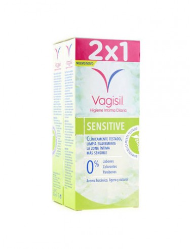Vagisil Hig Int Diaria Sensitive 2X250Ml