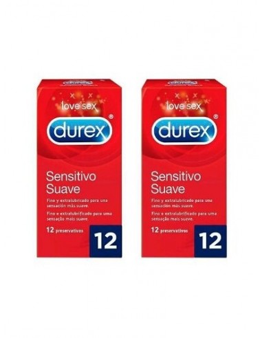 Durex Sensitivo Suave Duplo 2X12 Unid