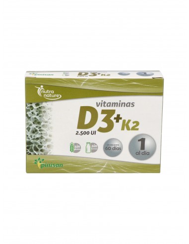 Vitamina D3+K2 60Cap.