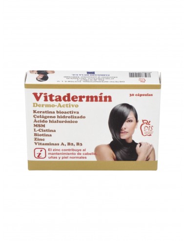 Vitadermin 30Cap.(Piel-Cabello-Uñas)