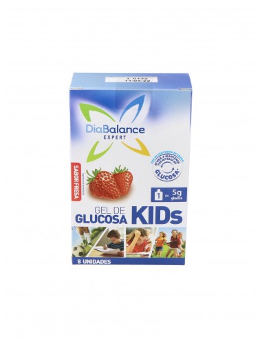 Diabalance Gel Glucosa Kids Fresa 8Ud.