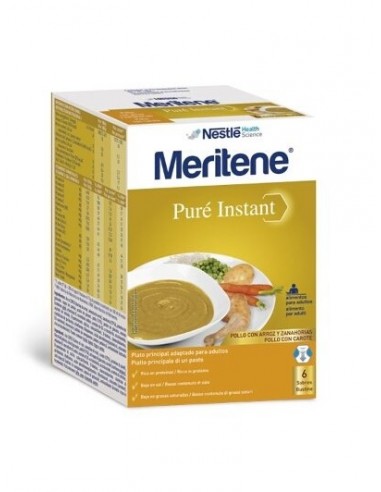 Meritene Pure Pollo Patatas/Zan 75G 6U