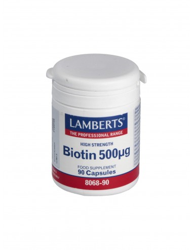 Biotina 500 Mcg. 90 Cap.