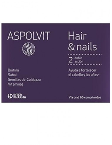 Aspolvit Hair Nails 60 Comprimidos